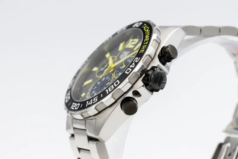 TAG Heuer Formula 1 Chronograph 43mm Stainless Steel Black Dial CAZ101AG