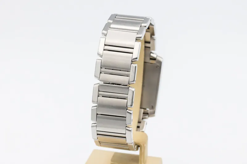 Cartier Tank Française 25mm Stainless Steel White Dial 2301
