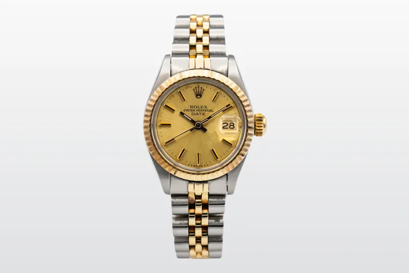 Rolex Datejust 26mm Stainless Steel & 18ct Yellow Gold Champagne Dial 6917 1981
