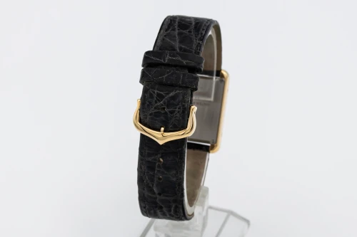 Cartier Tank Solo 24mm 18ct Yellow Gold Silver Dial 3168