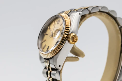 Rolex Datejust 26mm Stainless Steel & 18ct Yellow Gold Champagne Dial 6917 1981