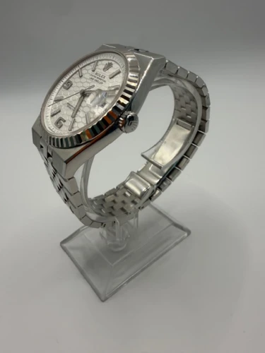 Rolex Land-Dweller 40mm Stainless Steel & 18ct White Gold Flat Jubilee White Dial 127334 2026