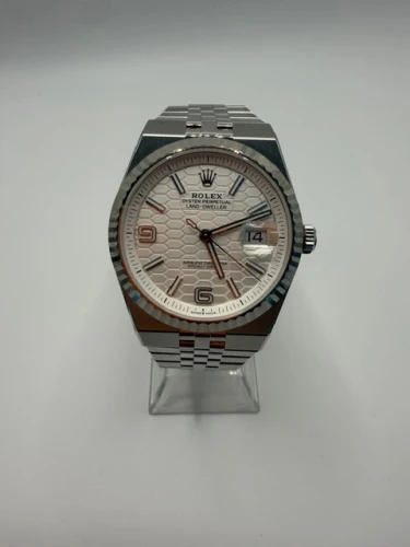 Rolex Land-Dweller 40mm Stainless Steel & 18ct White Gold Flat Jubilee White Dial 127334 2026