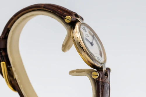 Cartier Trinity Vendôme 30mm Silver 925 Leather White Dial 590003