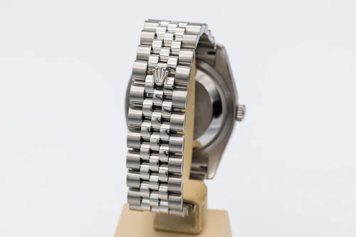 Rolex Datejust 36mm Stainless Steel Jubilee Silver Diamond Dial 116234