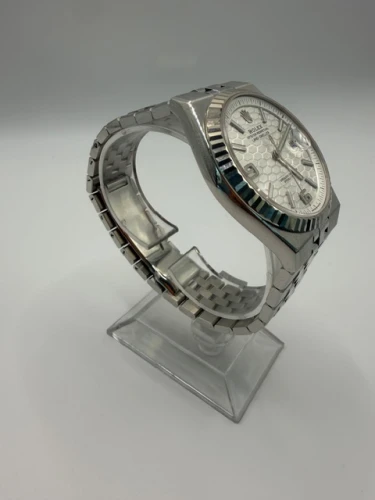 Rolex Land-Dweller 40mm Stainless Steel & 18ct White Gold Flat Jubilee White Dial 127334 2026